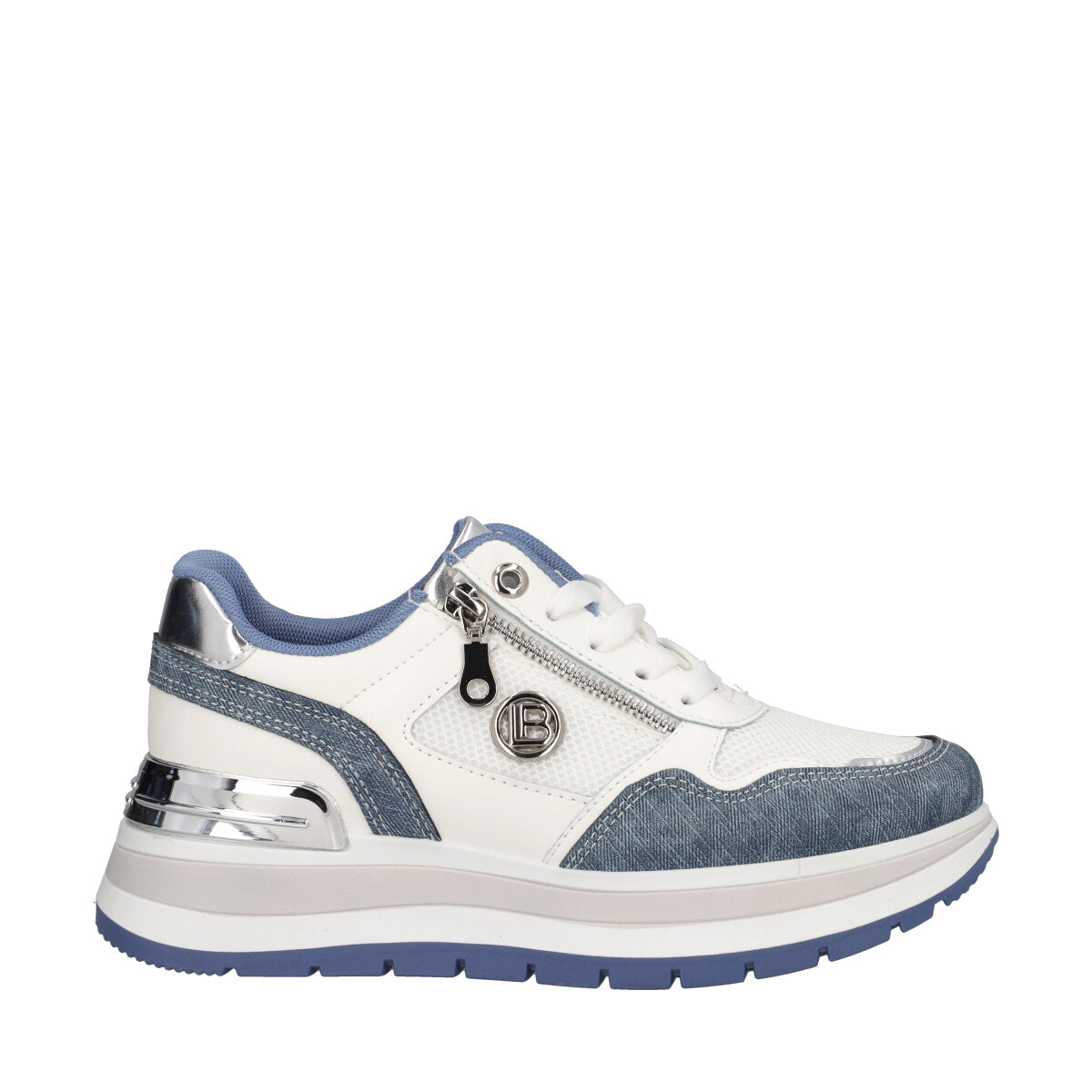 Sneakers Donna Bianche e Blue Jeans