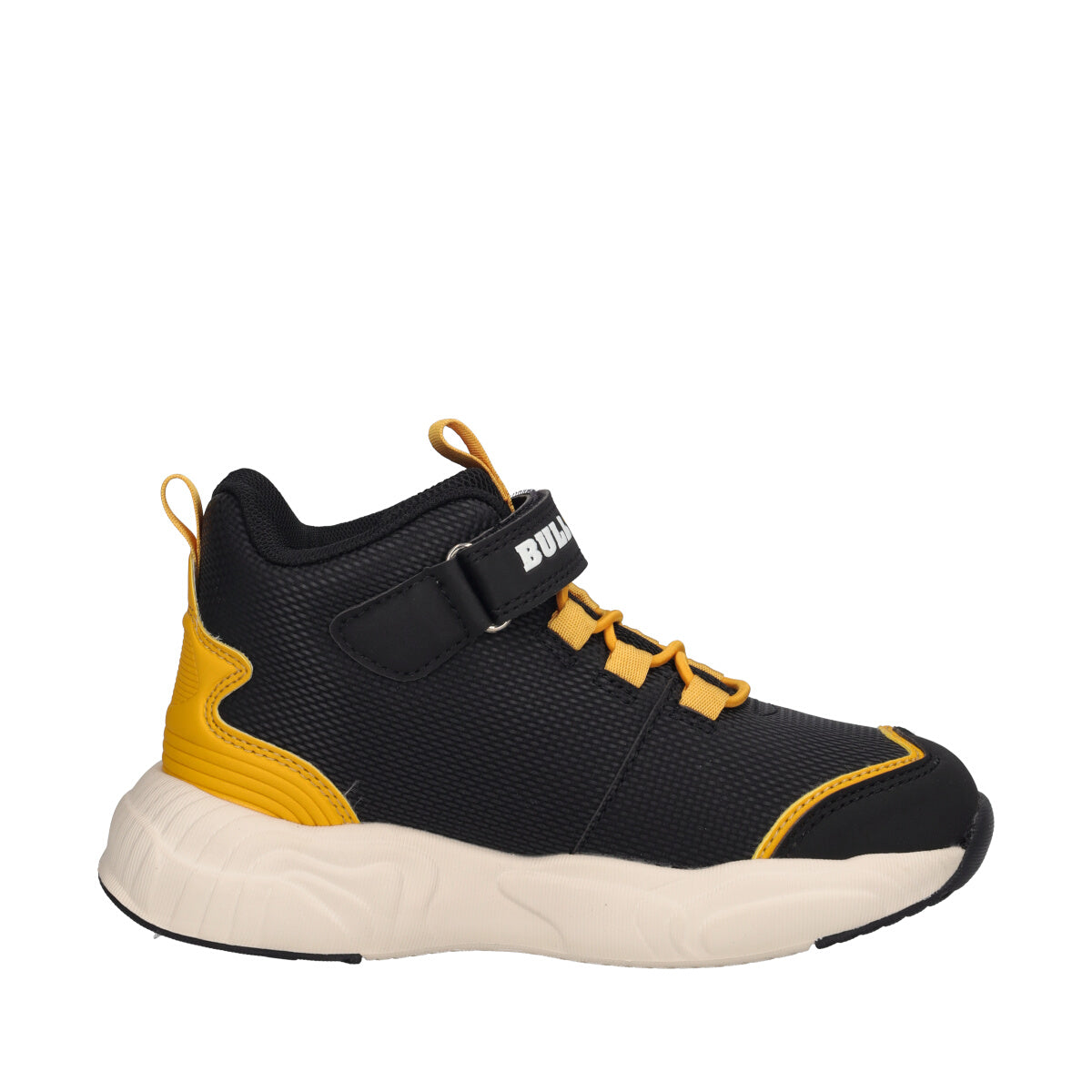 T-REX MID Sneakers Alte Bambino Nere e Gialle