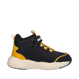 T-REX MID Sneakers Alte Bambino Nere e Gialle