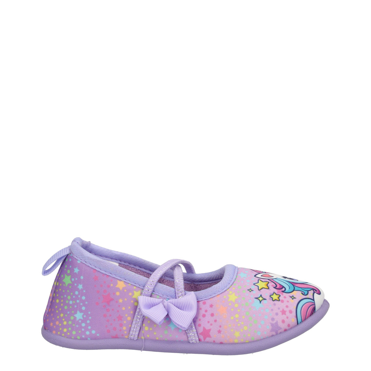 Pantofola Bambina Lilla - Unicorns