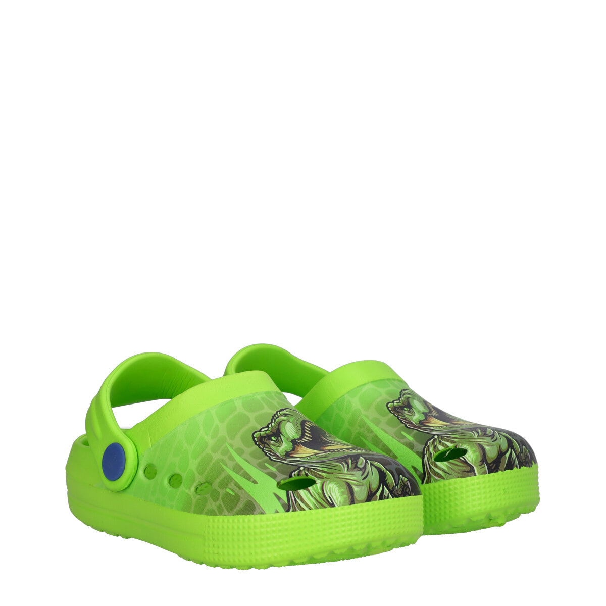Ciabatte Bambino Verdi Dinosauri