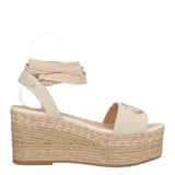 BALI 02 Espadrillas con Zeppa Beige