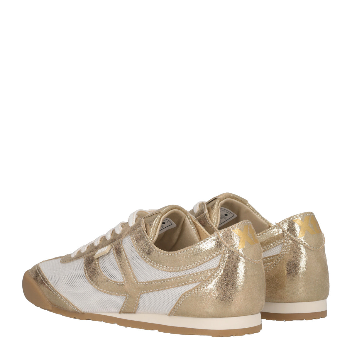 Sneakers Donna Oro e Bianche