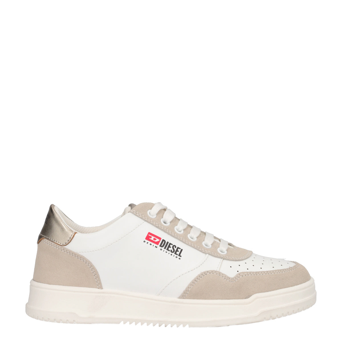 CASCOUN Sneakers Donna Bianche e Oro