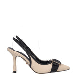 Slingback Donna Beige e Nere