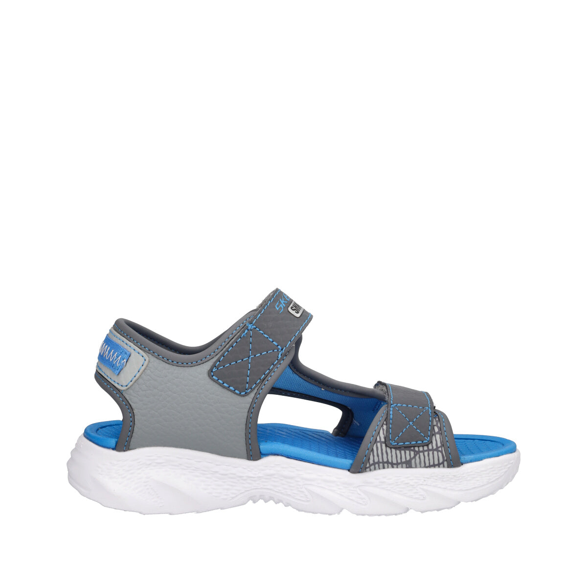 CREATURE SPLASH Sandali Bambino Grigi e Azzurri con Squali