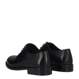 Stringate Uomo Nere in Pelle