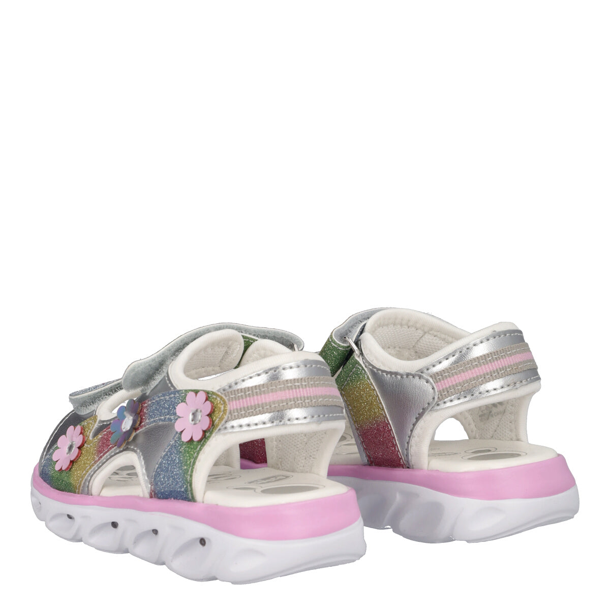 CIARINA Sandali Bambina Argento con Luci