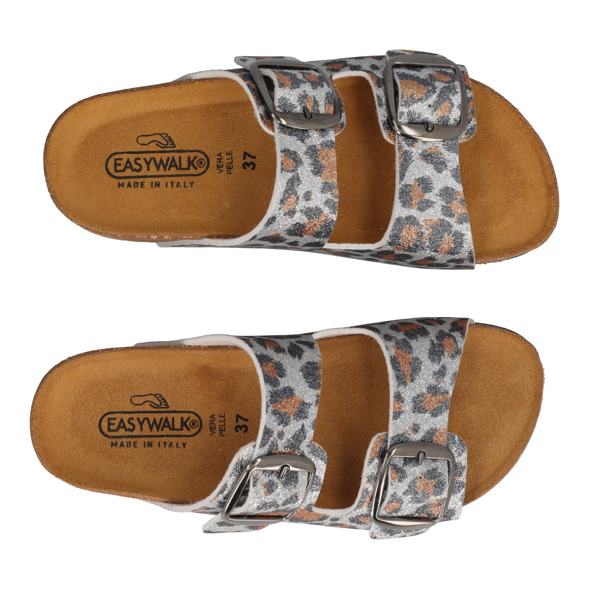 Ciabatte Donna Silver Glitter