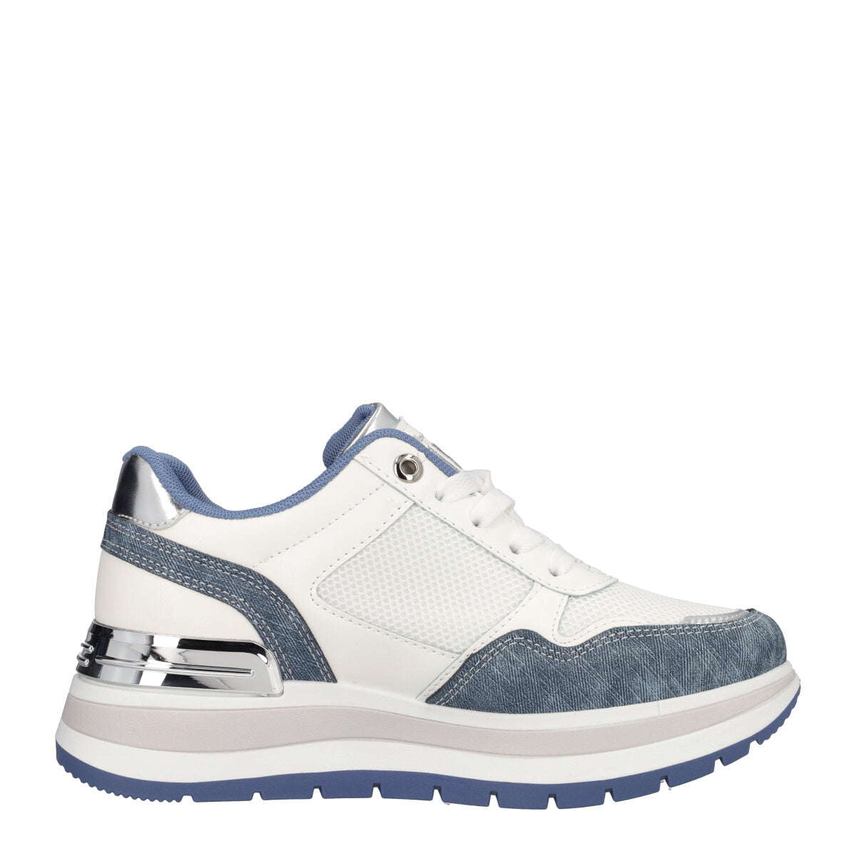 Sneakers Donna Bianche e Blue Jeans