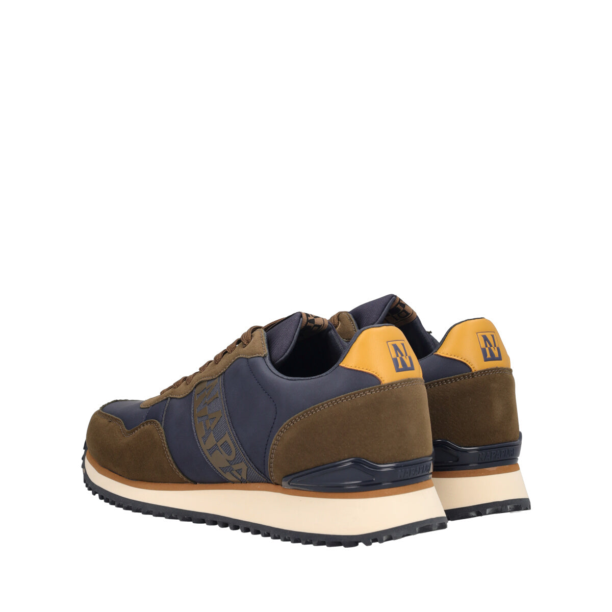 COSMOS 01 Sneakers Uomo Blu e Marroni