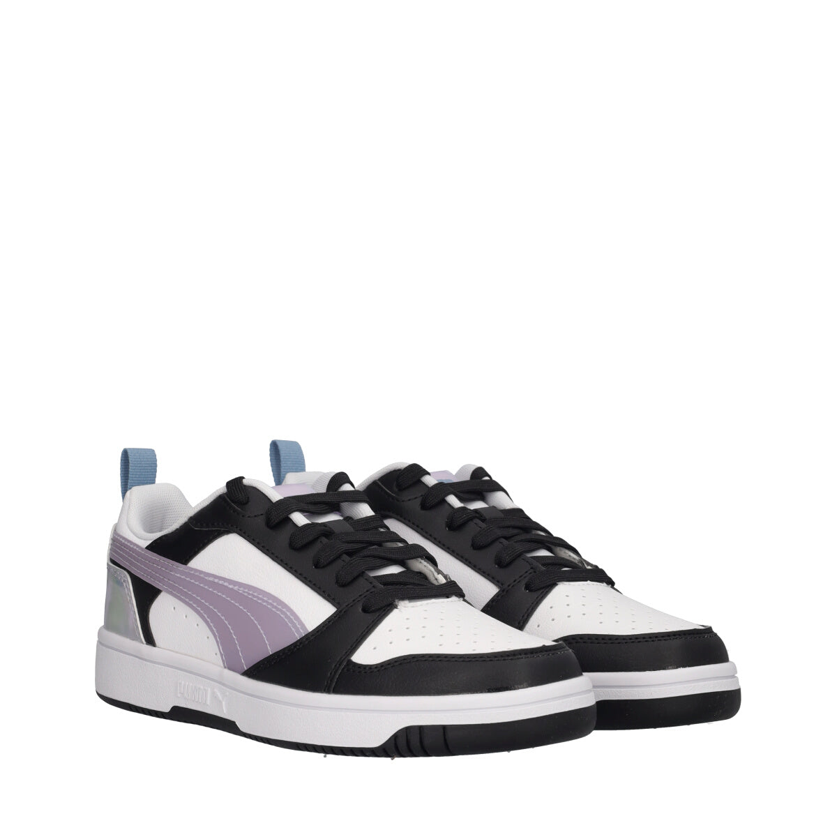 REBOUND V6 LO Sneakers Junior Lilla, Bianche e Nere