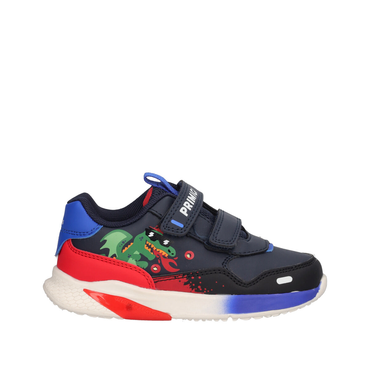 BABY INFINITY LIGHT Sneakers Bambino Blu e Rossa con Luci