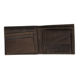 Portafogli Uomo in Pelle Marrone Militare