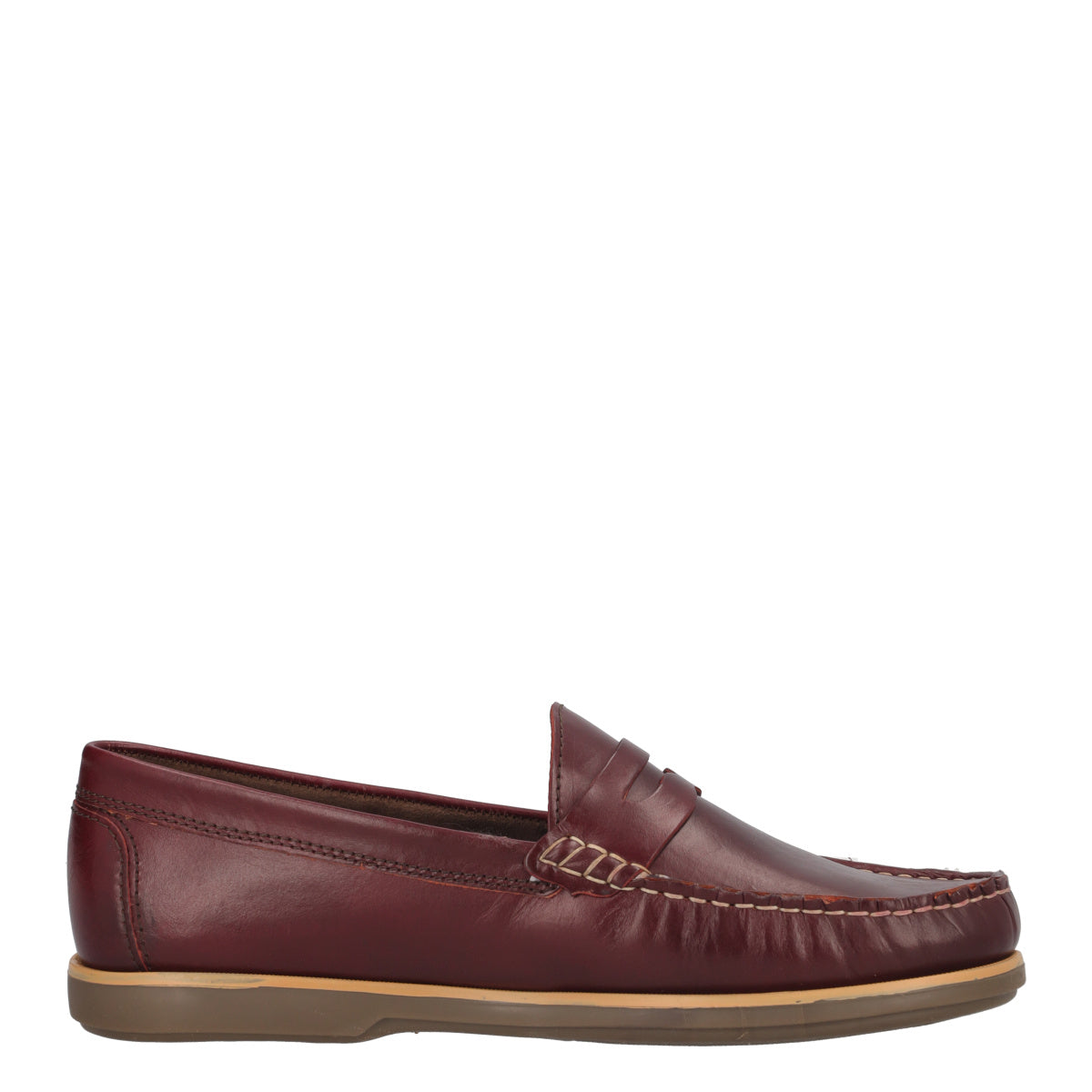 EMILIO Scarpe da Barca Uomo Bordeaux
