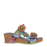 Ciabatte con Zeppa Donna Blu