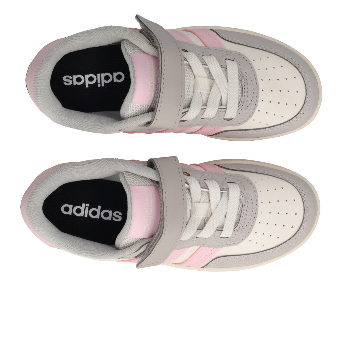 BREAKBASE C Sneakers Bambina Bianche, Grigie e Rosa