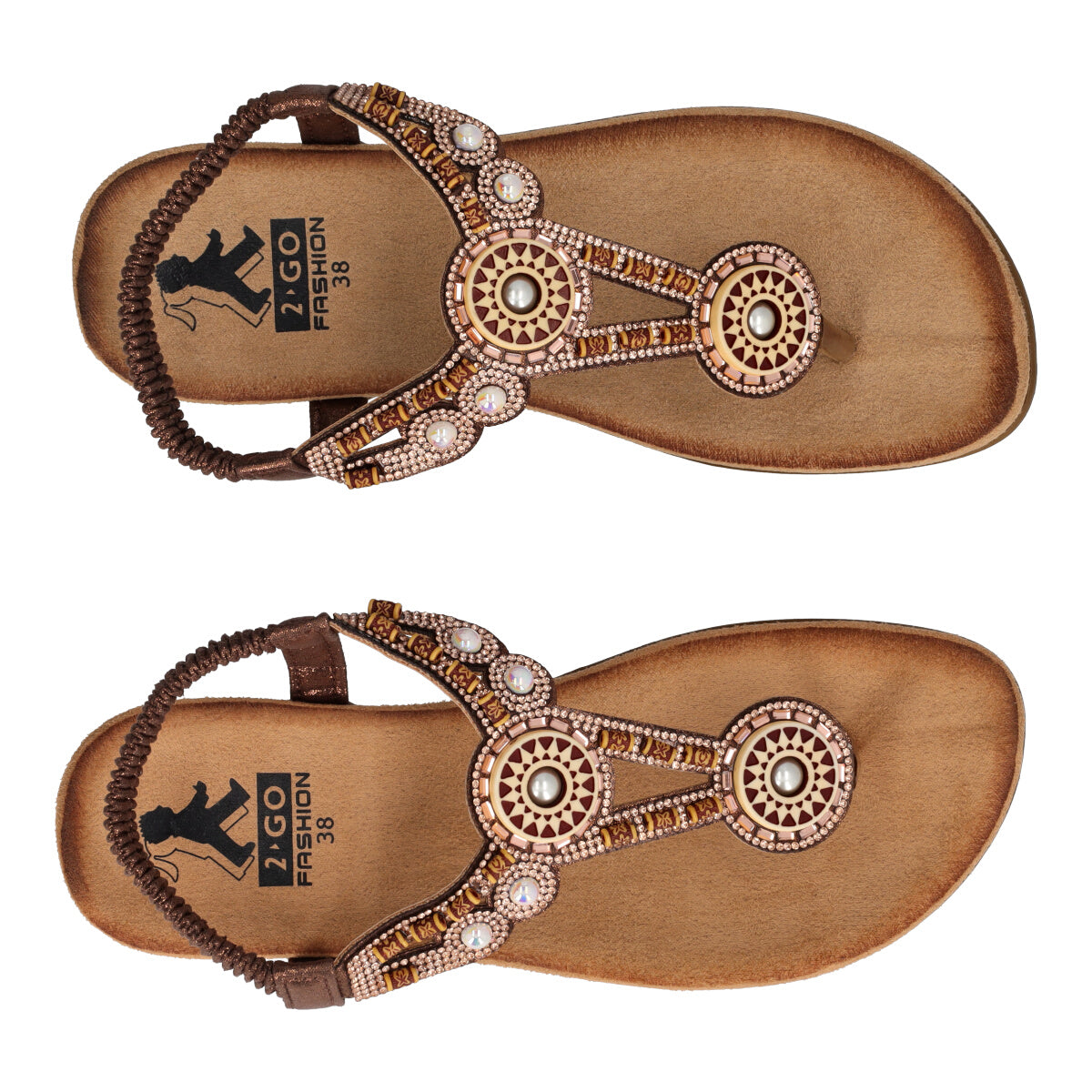 Sandali Infradito Donna Bronzo