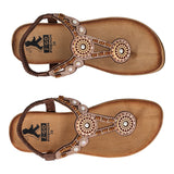 Sandali Infradito Donna Bronzo