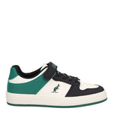Sneakers Bambino Verdi, Bianche e Nere