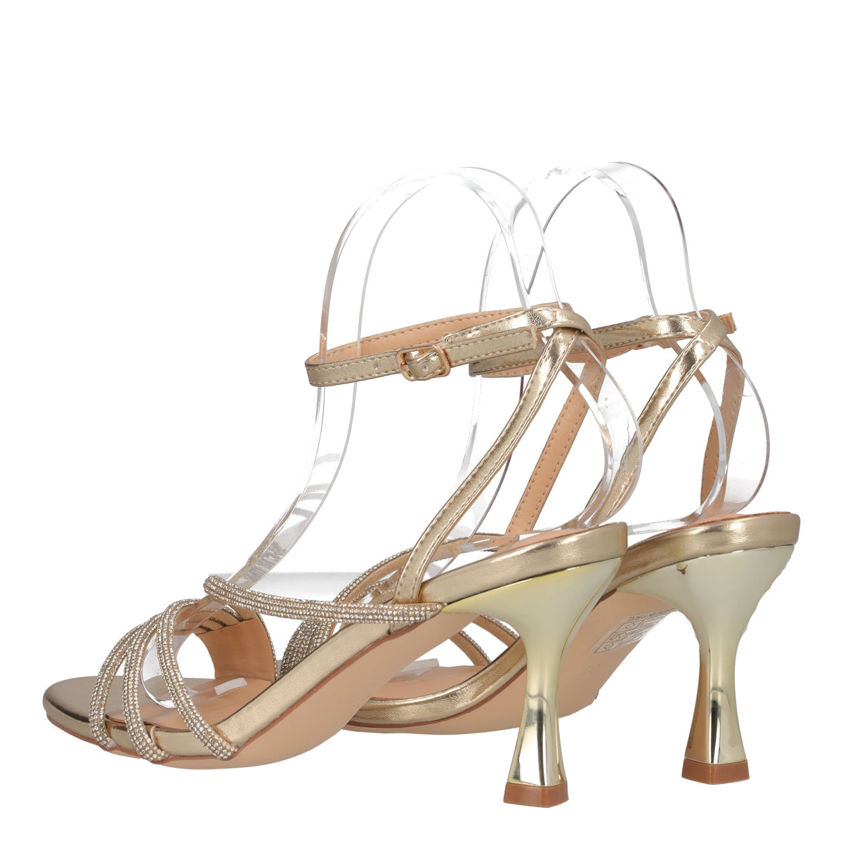 Sandali con tacco Donna Oro