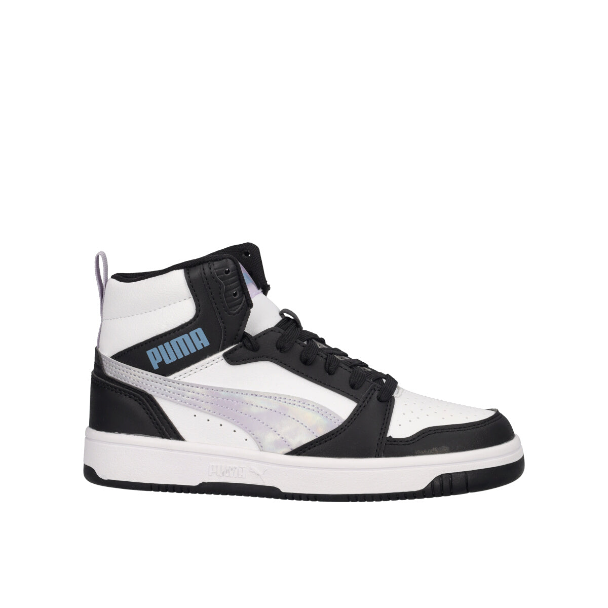 REBOUND V6 MID Sneakers Bambina Lilla, Nere e Bianche