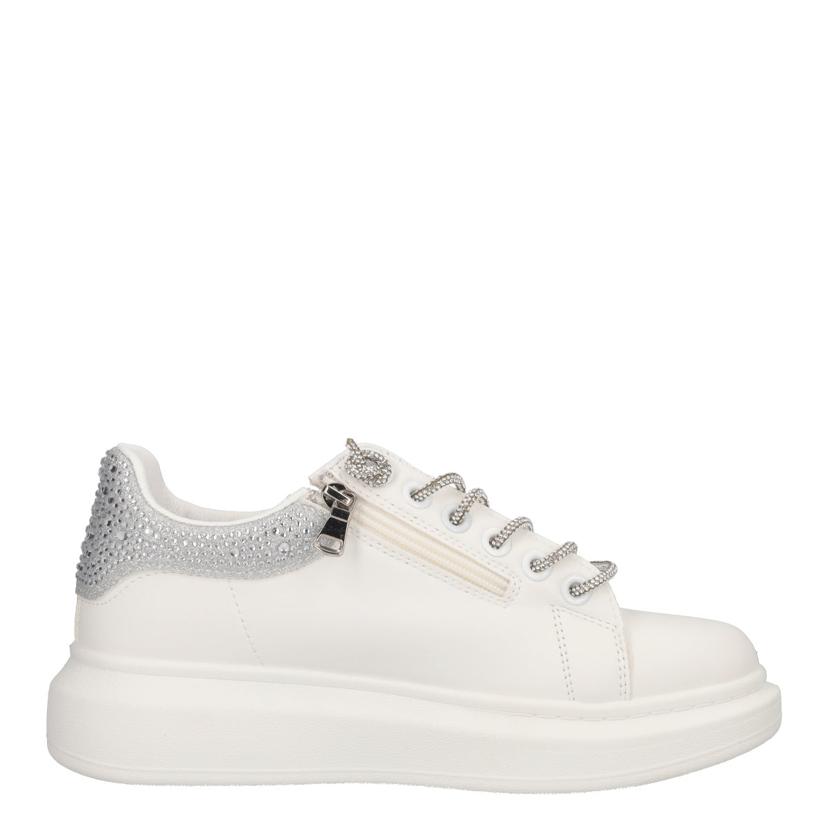 Sneakers Donna Bianche e Argento