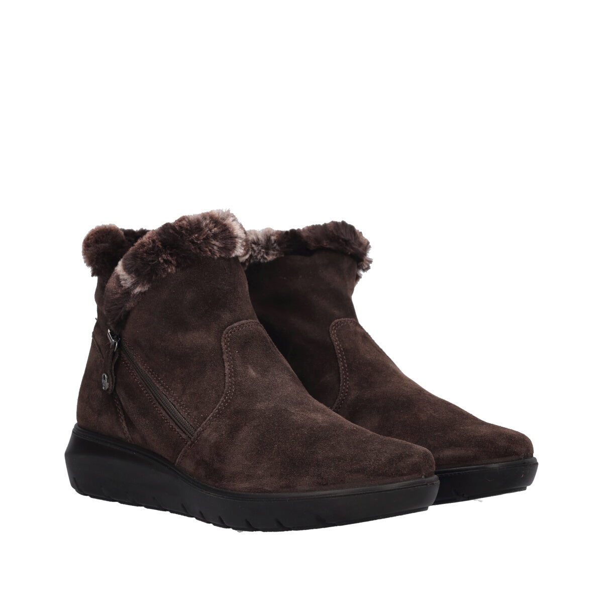 KLIZIA Stivaletti Comfort Donna Marroni in pelle