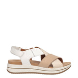 SINDY Sandali Donna Beige e Bianchi