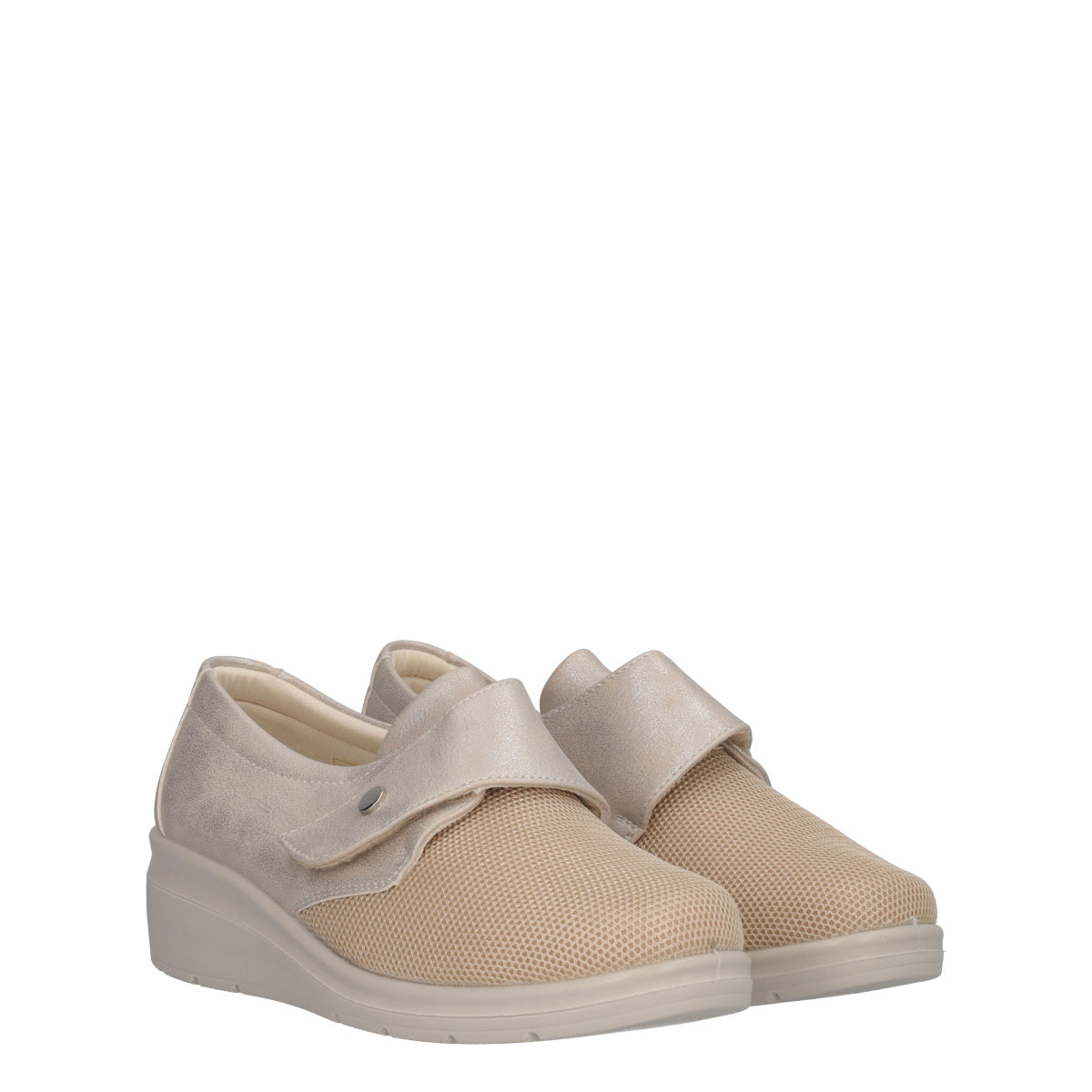 Pantofole Comfort Donna Beige