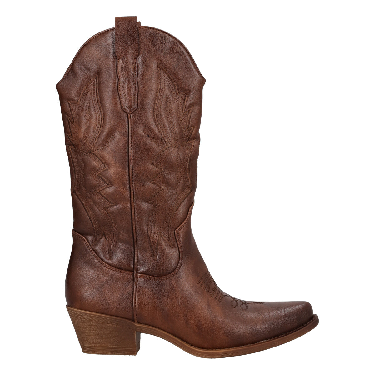 Stivale Donna Marrone Texano