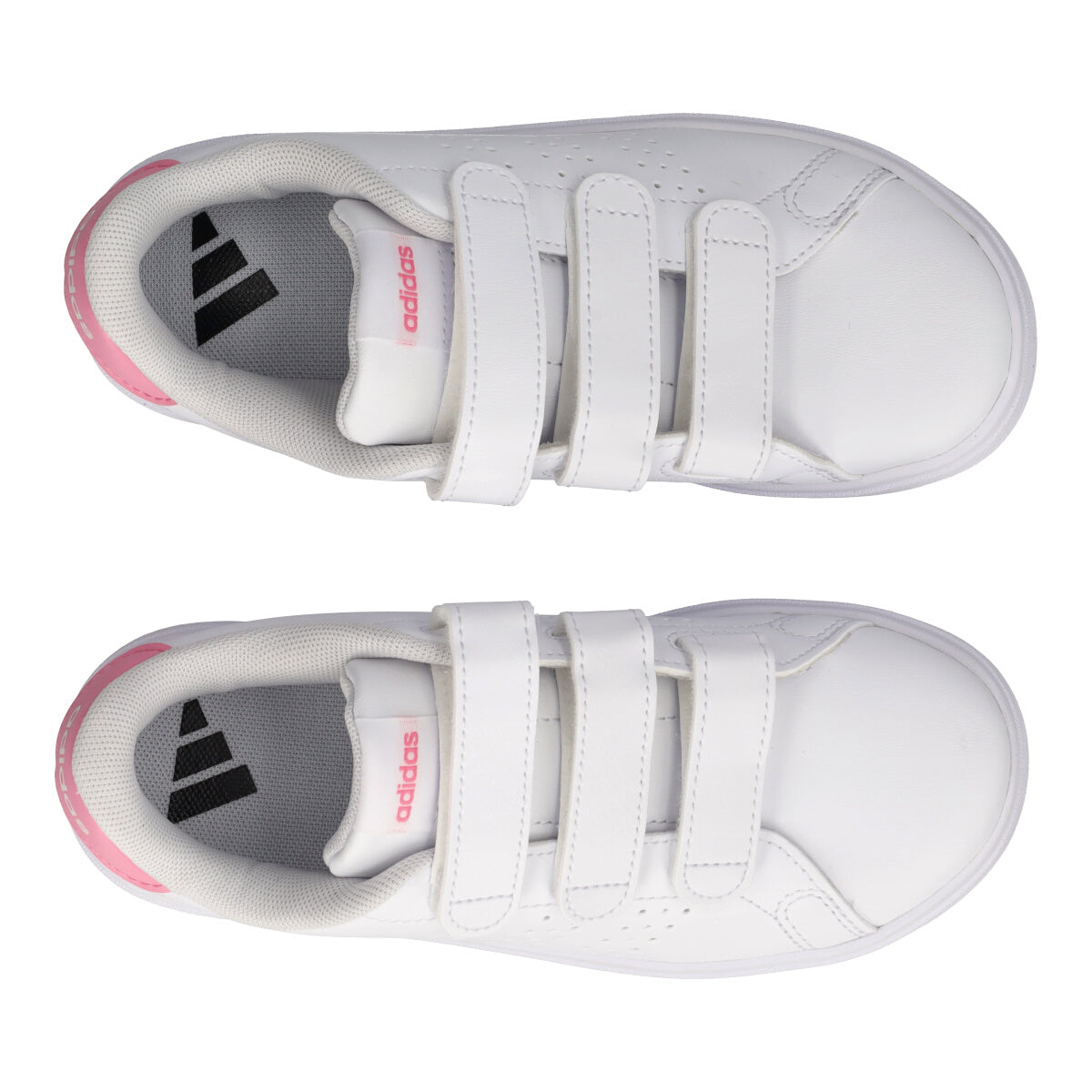 ADVANTAGE BASE 2.0 Sneakers Bambina Bianche e Rosa