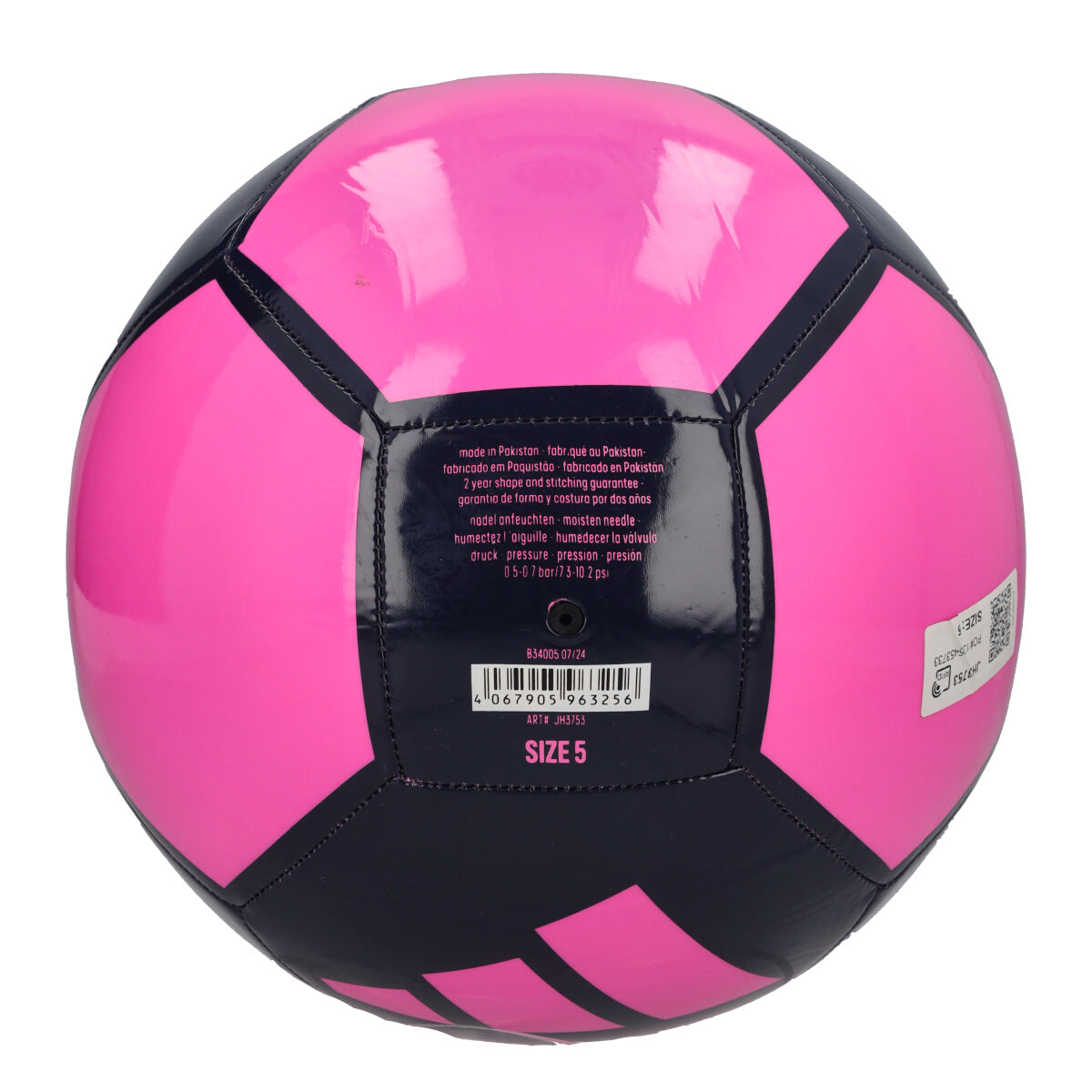 EPP CLB Pallone da Calcio Fuxia e Nero