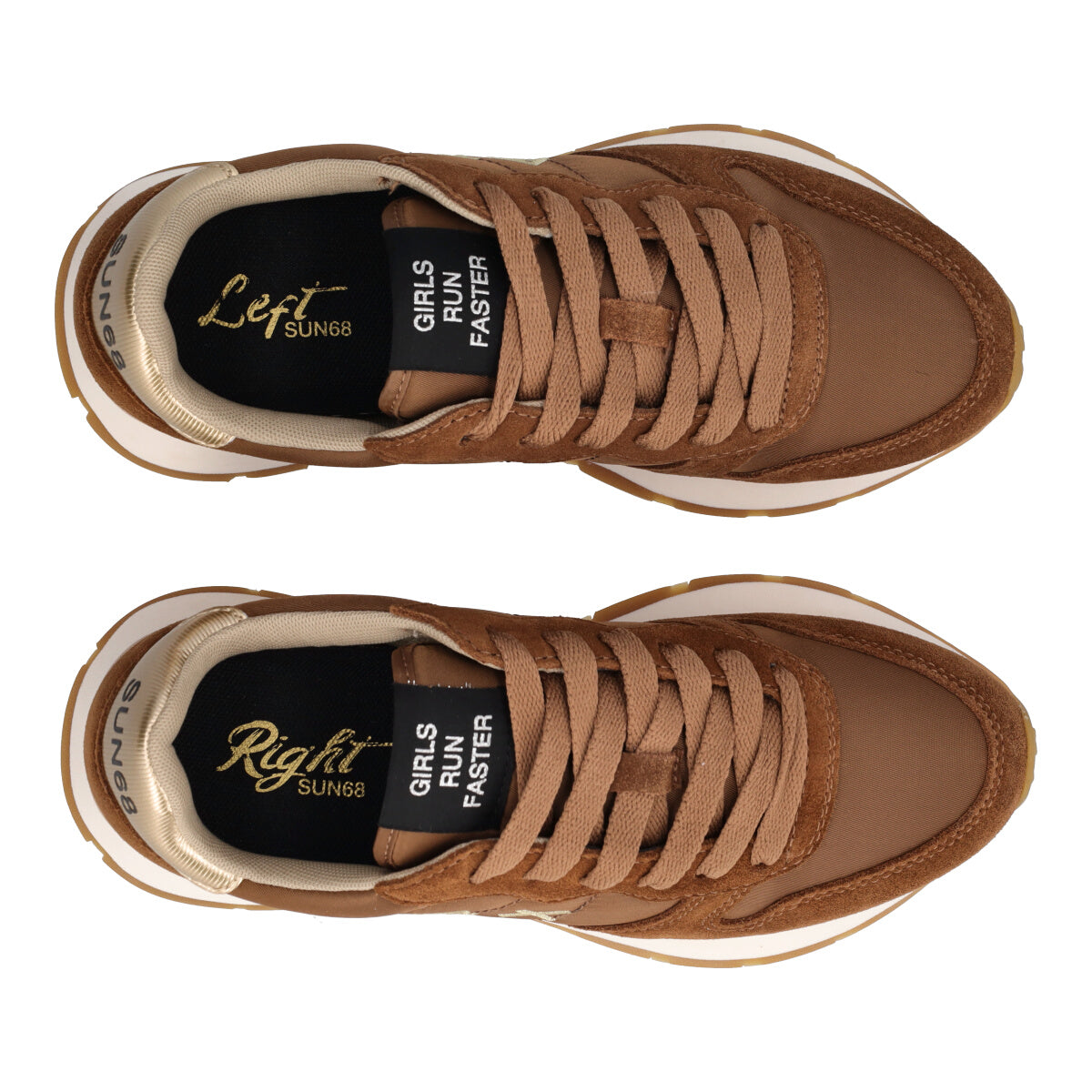 ALLY GOLD SILVER Sneakers Donna Marrone