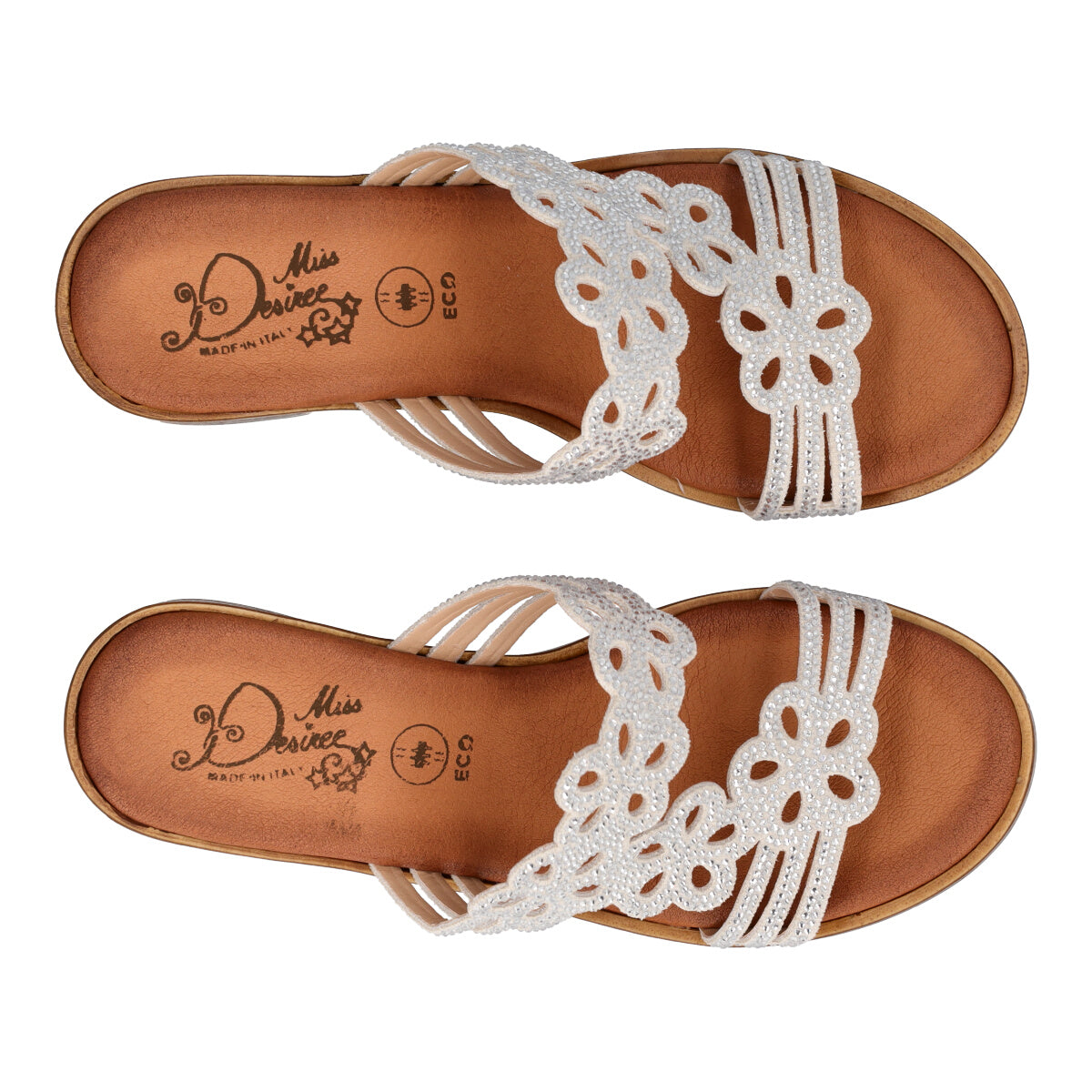 Ciabatte Donna Argento con Tacco