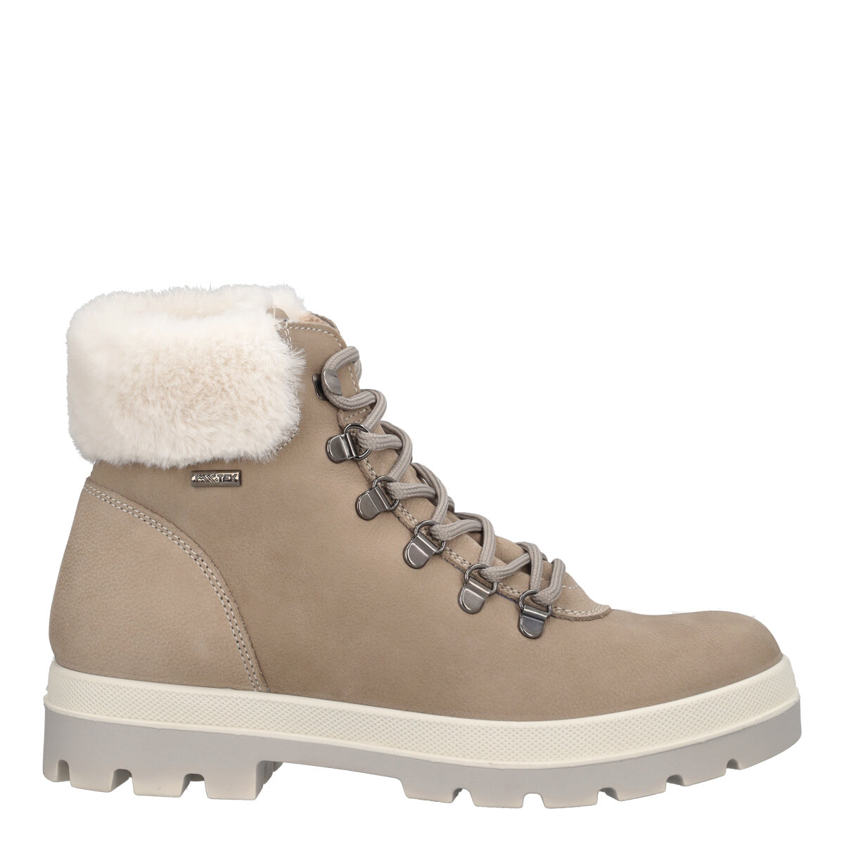 Polacchi Donna Grigi in Pelle