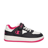 RD25 LOW G PS Sneakers Bassa Bambina Nere, Bianche e Fuxia