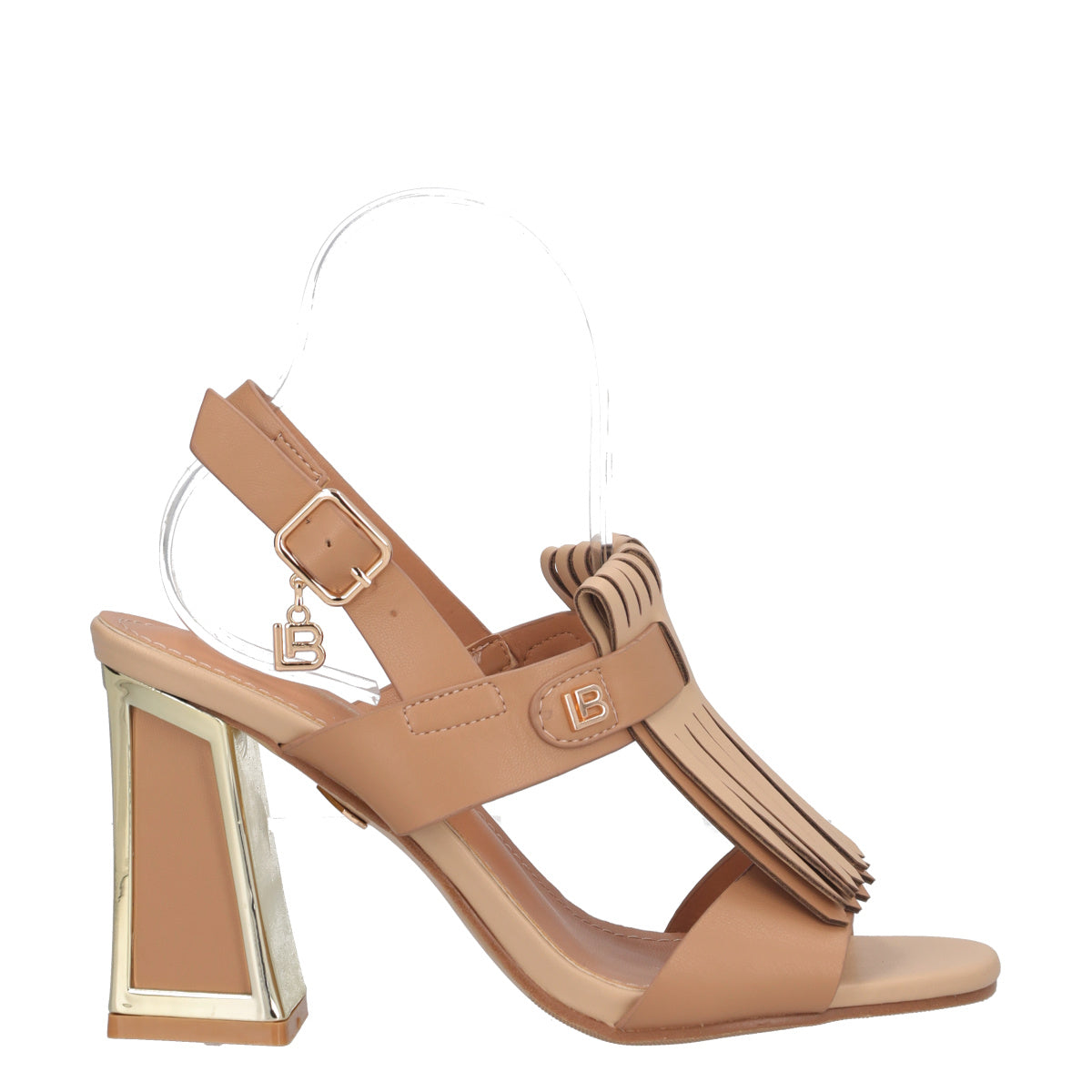 Sandali con Tacco Donna Beige