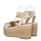 BALI 02 Espadrillas con Zeppa Beige