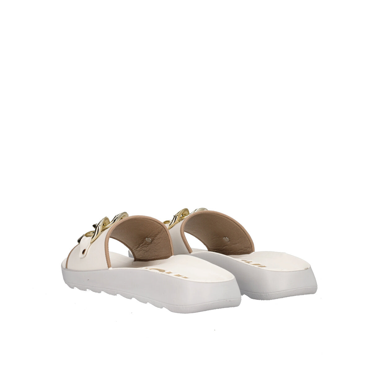 Ciabatte Donna Bianche e Oro