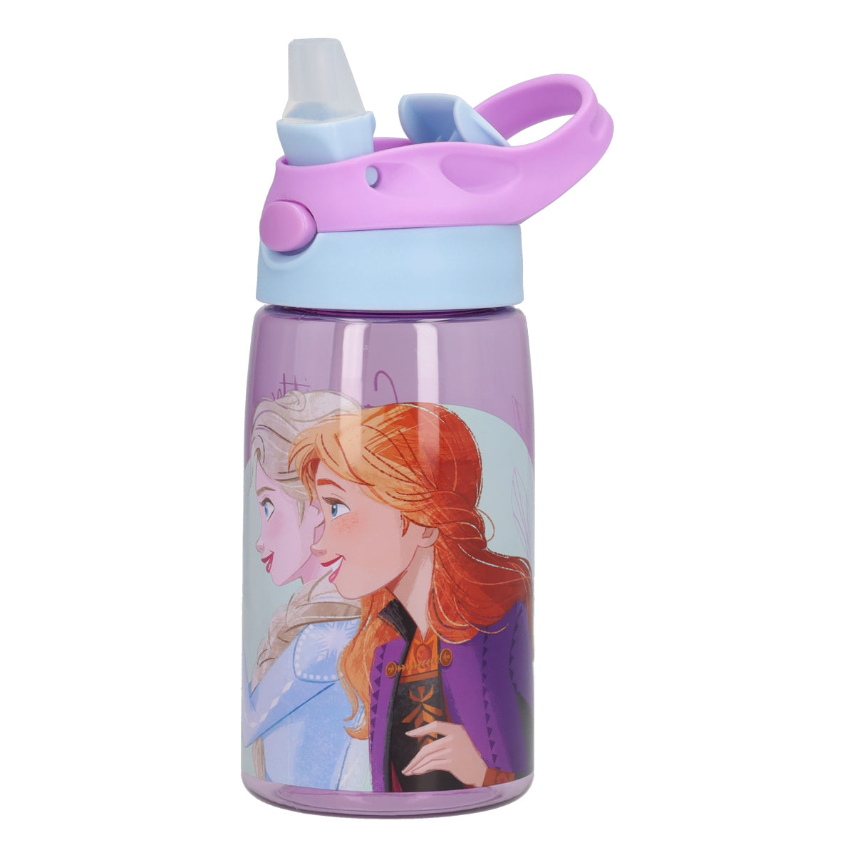 Borraccia con Cannuccia 480ml Tema Frozen
