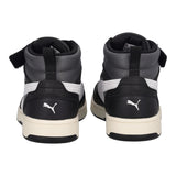 REBOUND V6 MID AC PS Sneakers Junior Grigie, Nere e Bianche