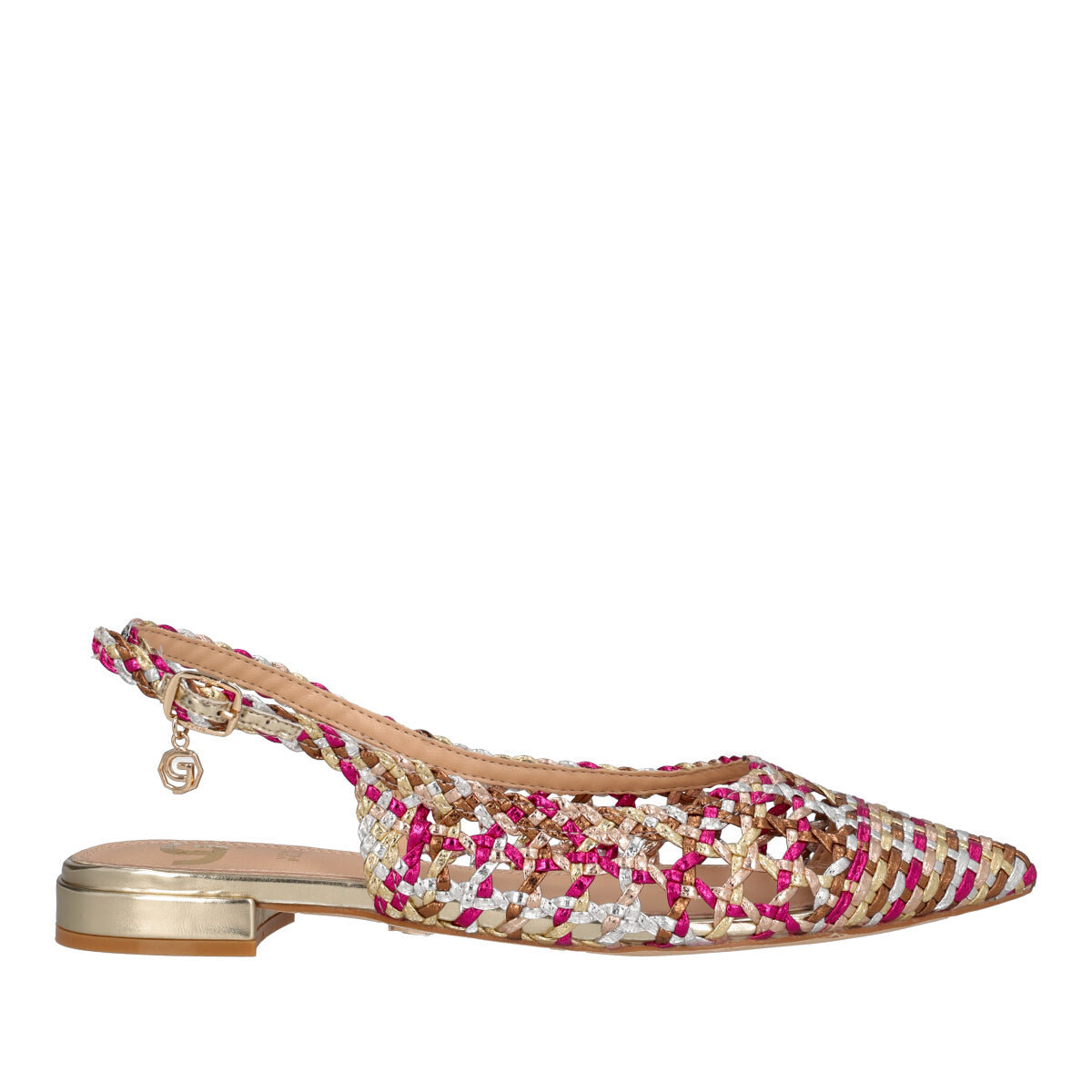 Slingback Donna Multicolor e Metallizzato
