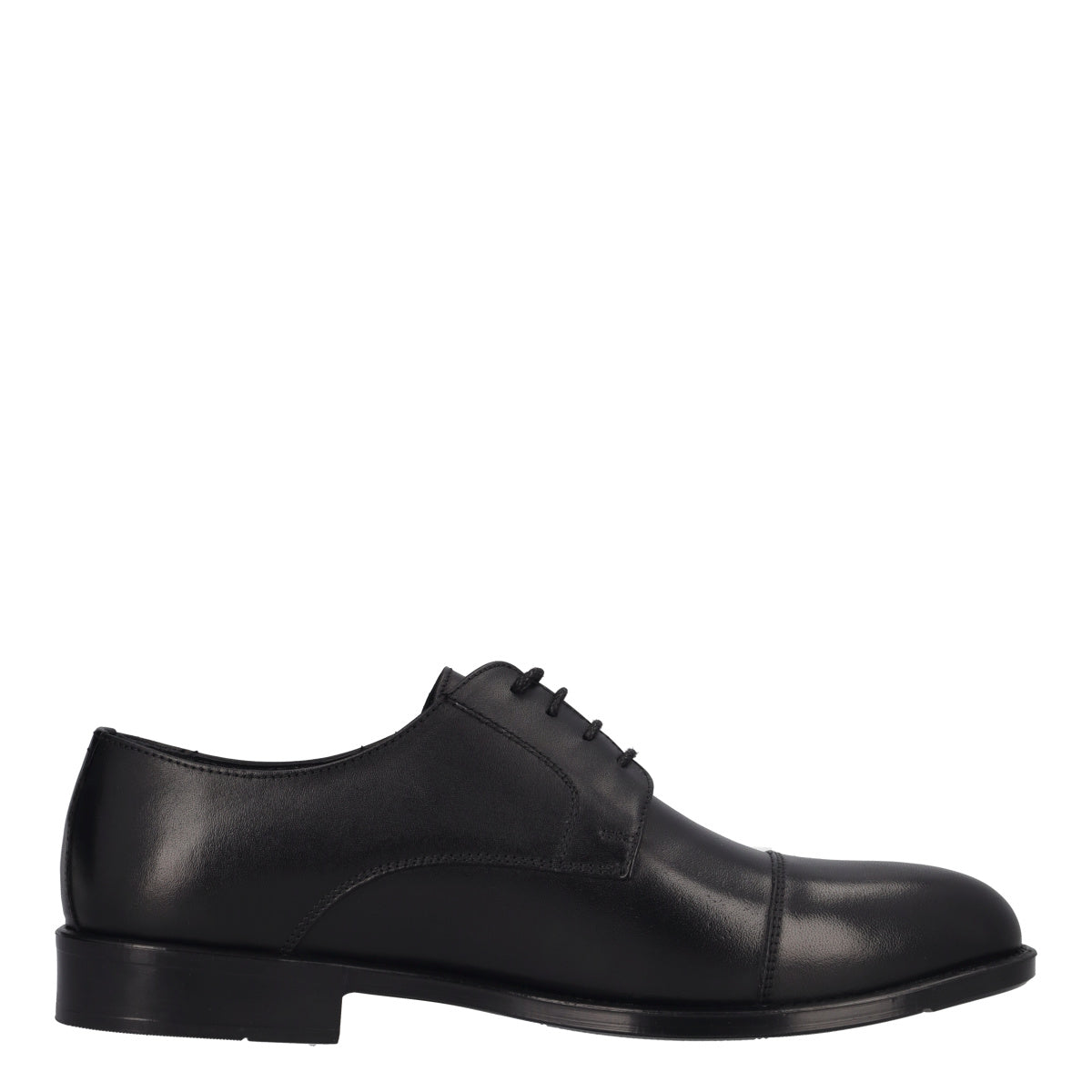 Stringate Uomo Nere in Pelle