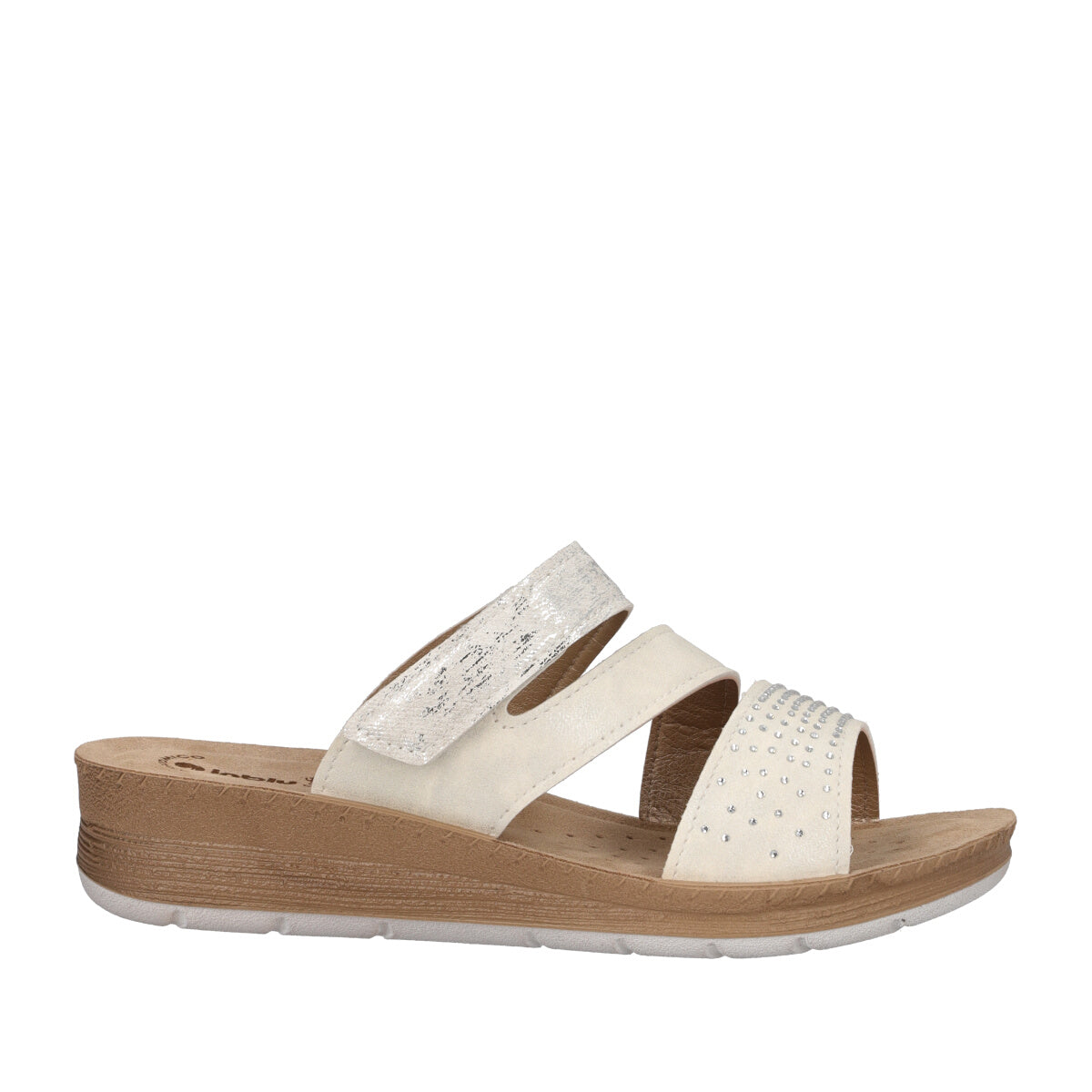 Ciabatte Donna Bianche e Argento