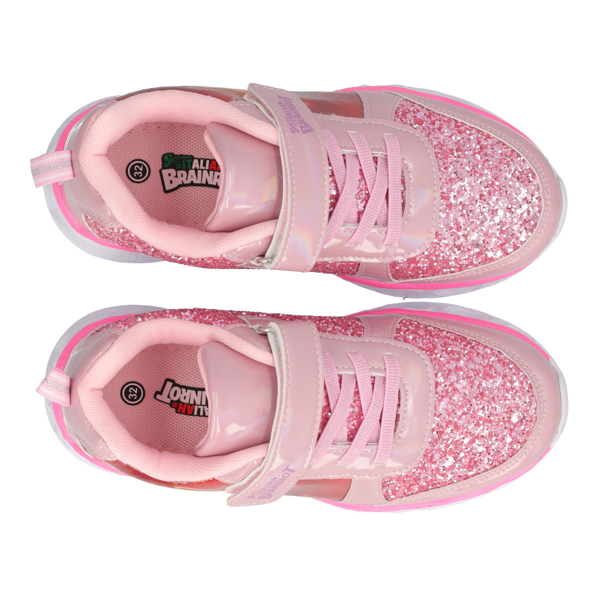 Sneakers Bambina Rosa con Luci