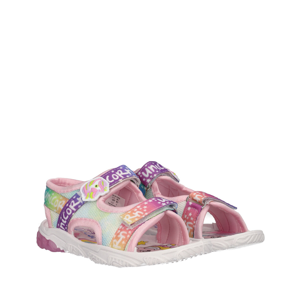 Sandali Bambina Rosa Unicorno con Luci