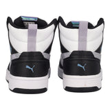 REBOUND V6 MID Sneakers Bambina Lilla, Nere e Bianche