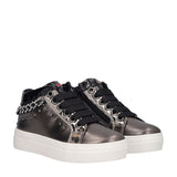 Sneakers Alte Bambina Grigio Fucile
