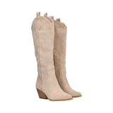 Stivale Donna Beige